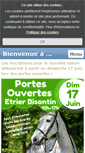 Mobile Screenshot of etrier-bisontin.net